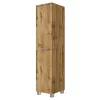 Wildeiche Holz Optik Badschrank 1-türig – Jaglynia 22